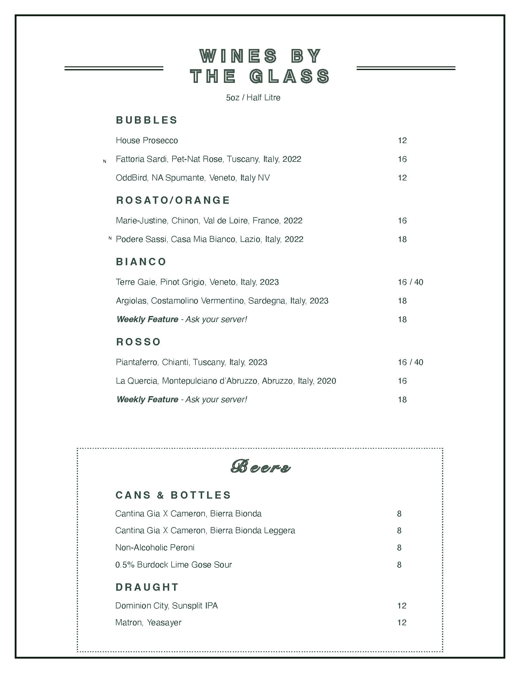 WINE LIST April 2025 Page 2