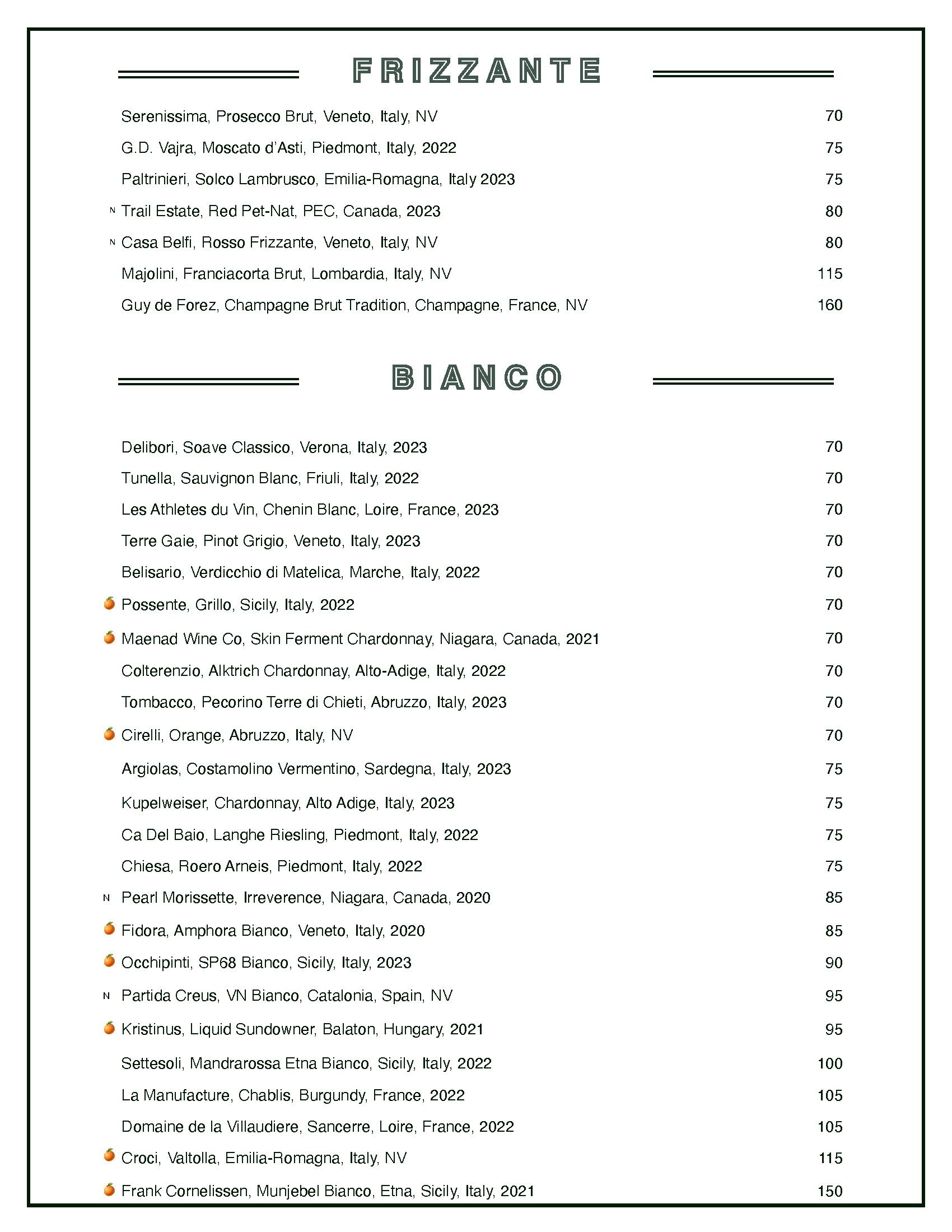 WINE LIST April 2025 Page 3