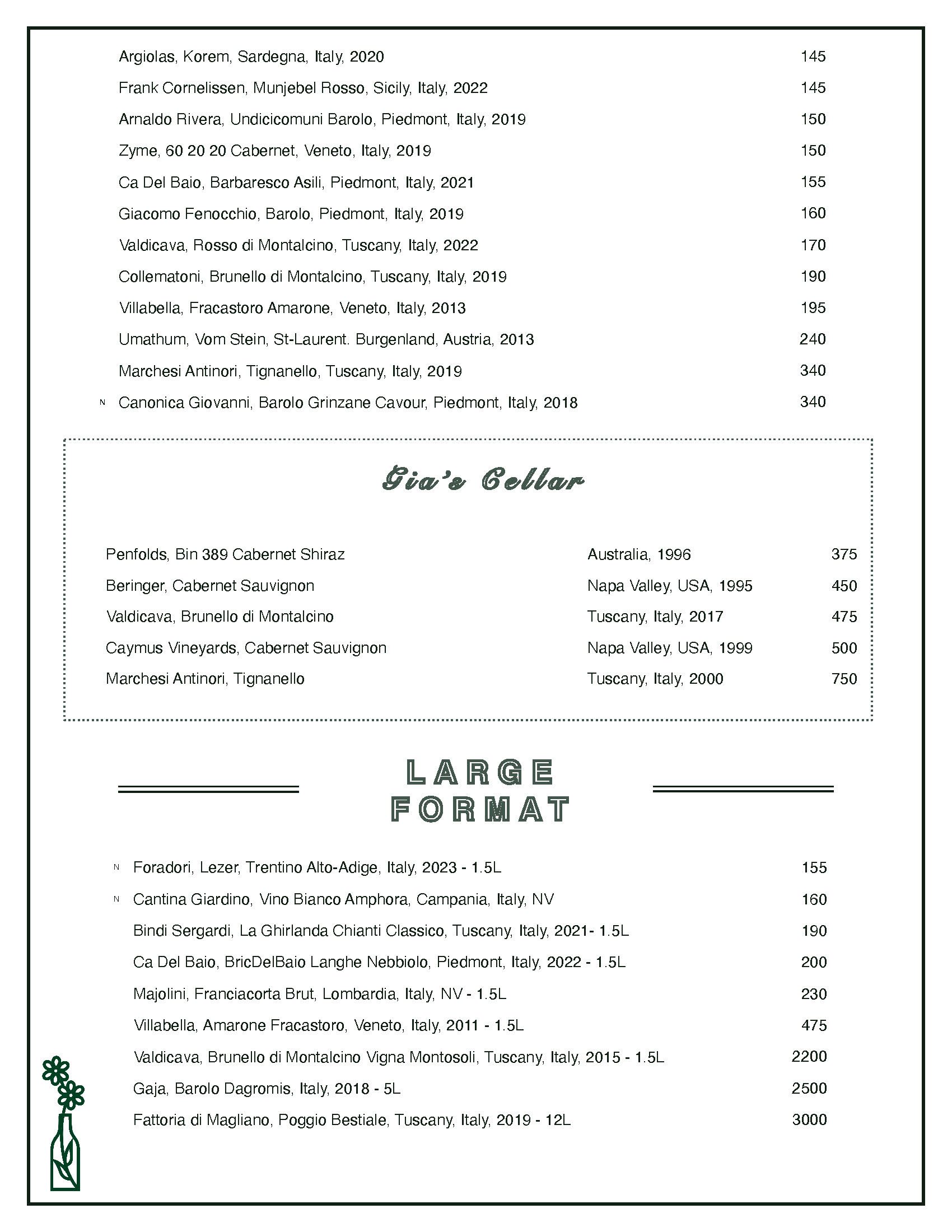 WINE LIST April 2025 Page 5